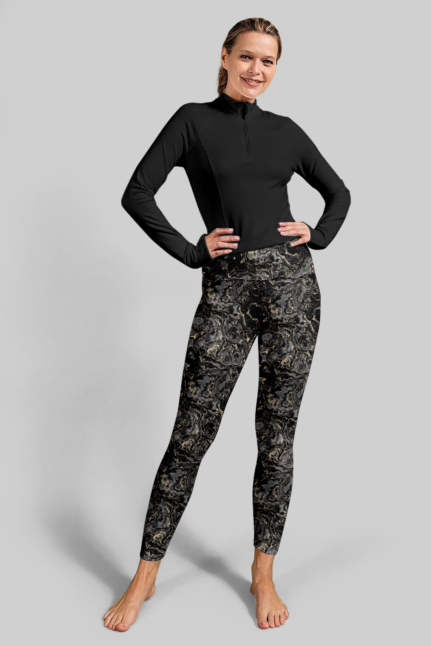 Minimalistic and clean floral pose with sleek details
