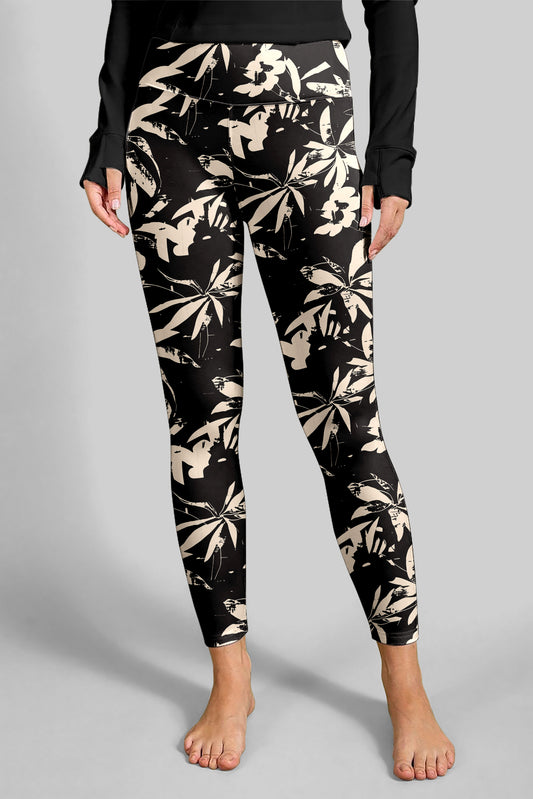 Artistic floral pose showcasing bold patterns and fine touches