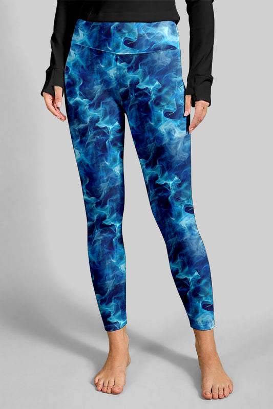 Vibrant floral design blending energy and intricate patterns